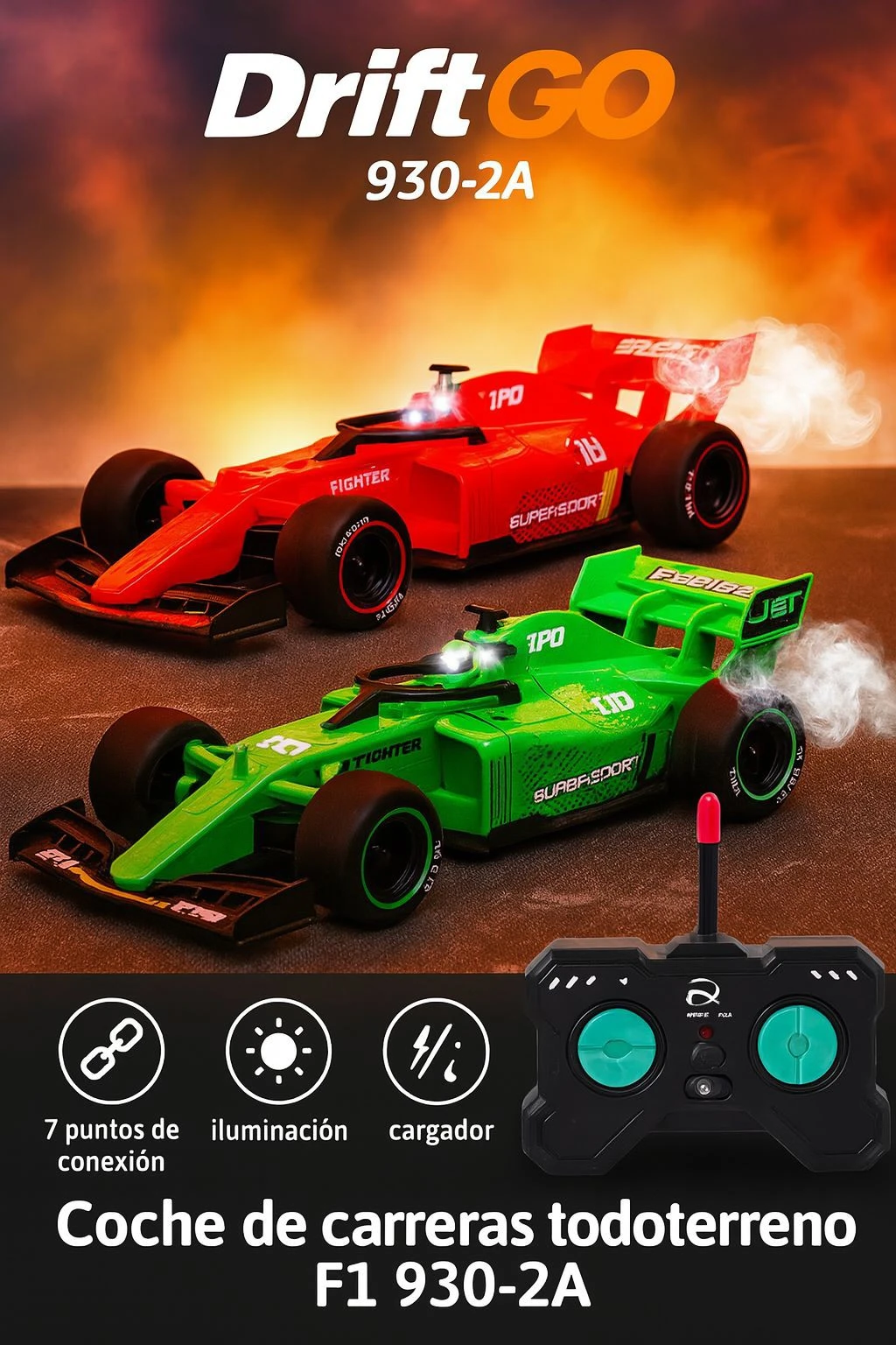 Juguete auto ferrari Drift Go