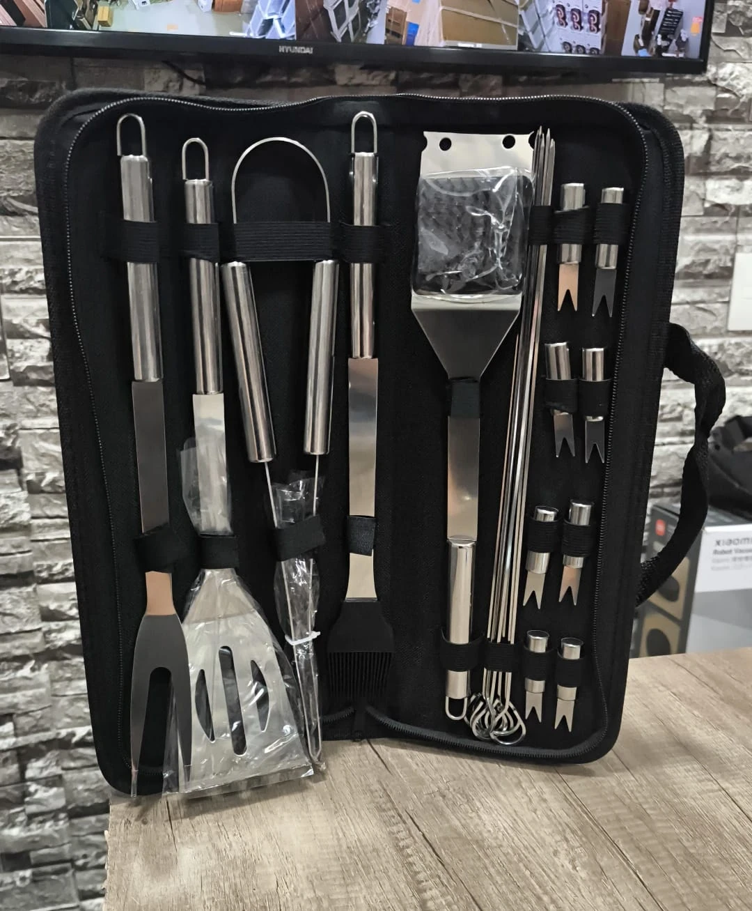 Kit de asador 17 piezas