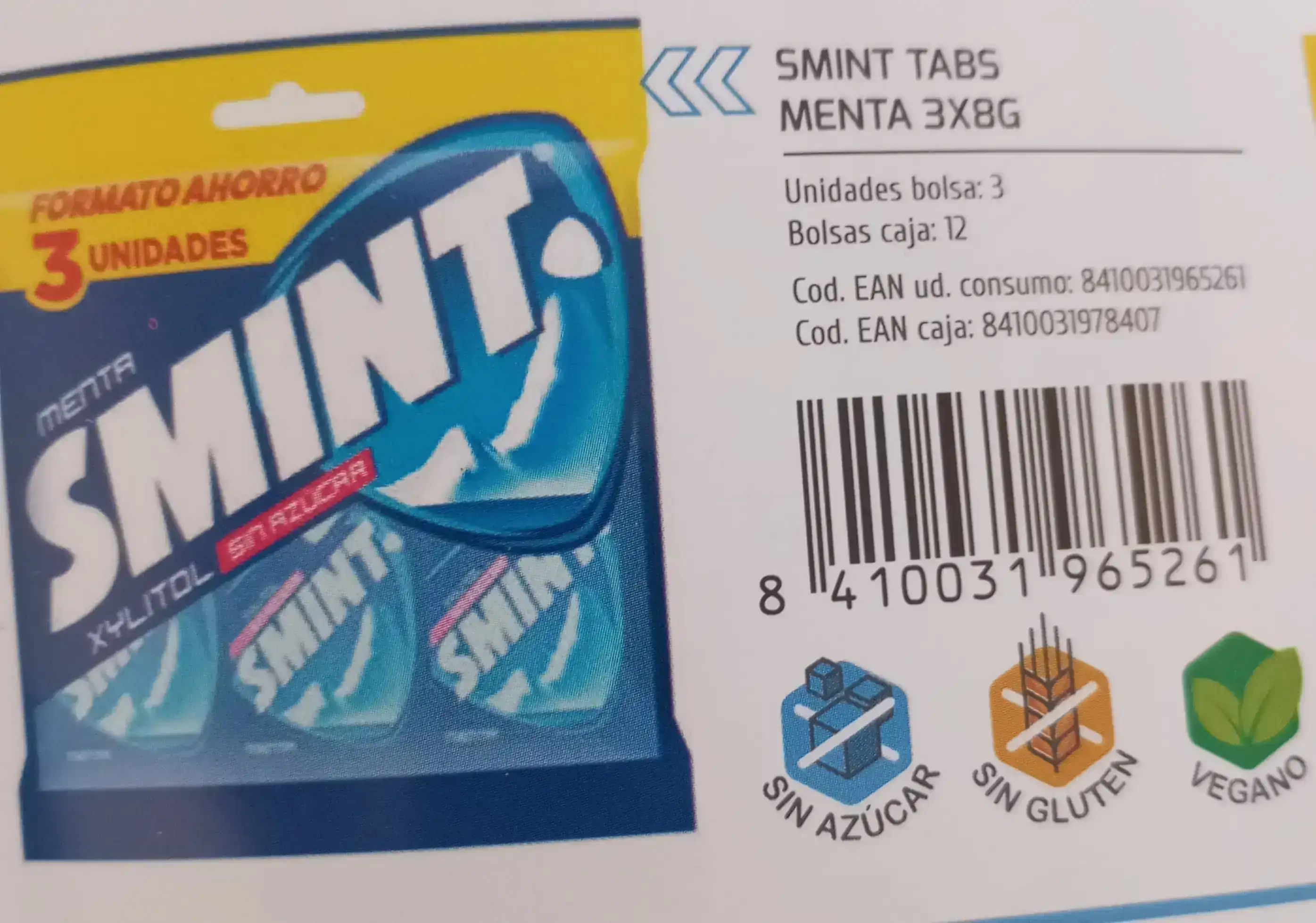 SMINT TABS MENTA