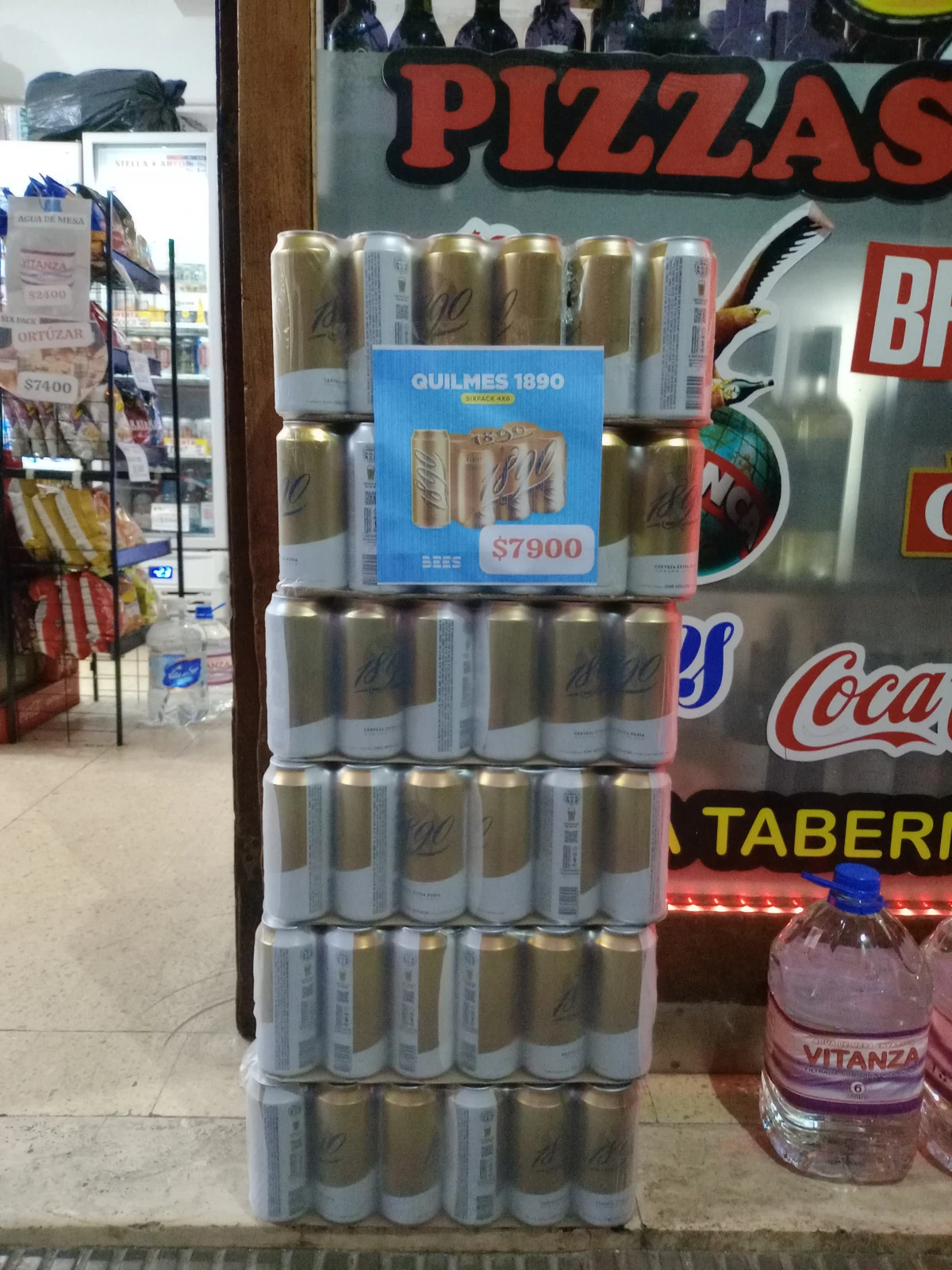 Six pack cerveza 1890 hasta agotar stock 