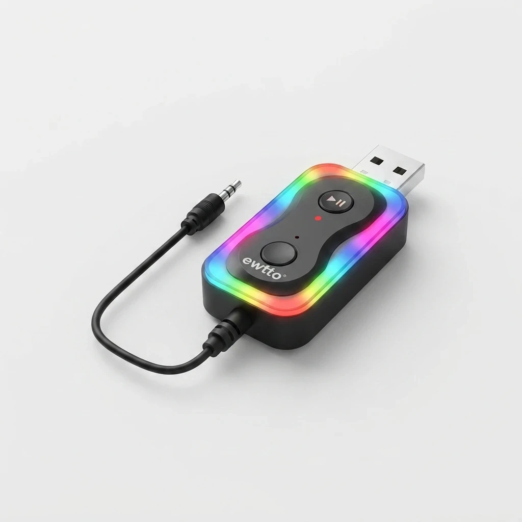 Receptor y Transmisor Bluetooth USB V5.3 Ewtto ET-D0580 | Electrónica Joma