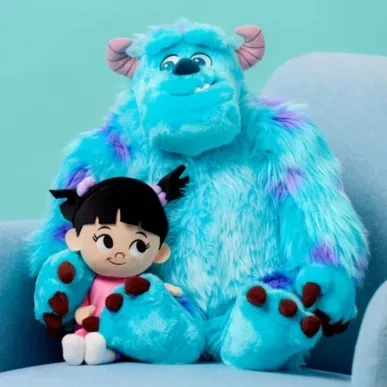 PELUCHE GRANDE SULLEY Y BOO, MONSTRUOS S.A. (45 CM)