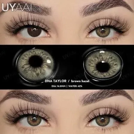Lentes de contacto - Referencia: DNA TAYLOR / BROWN HAZEL  6