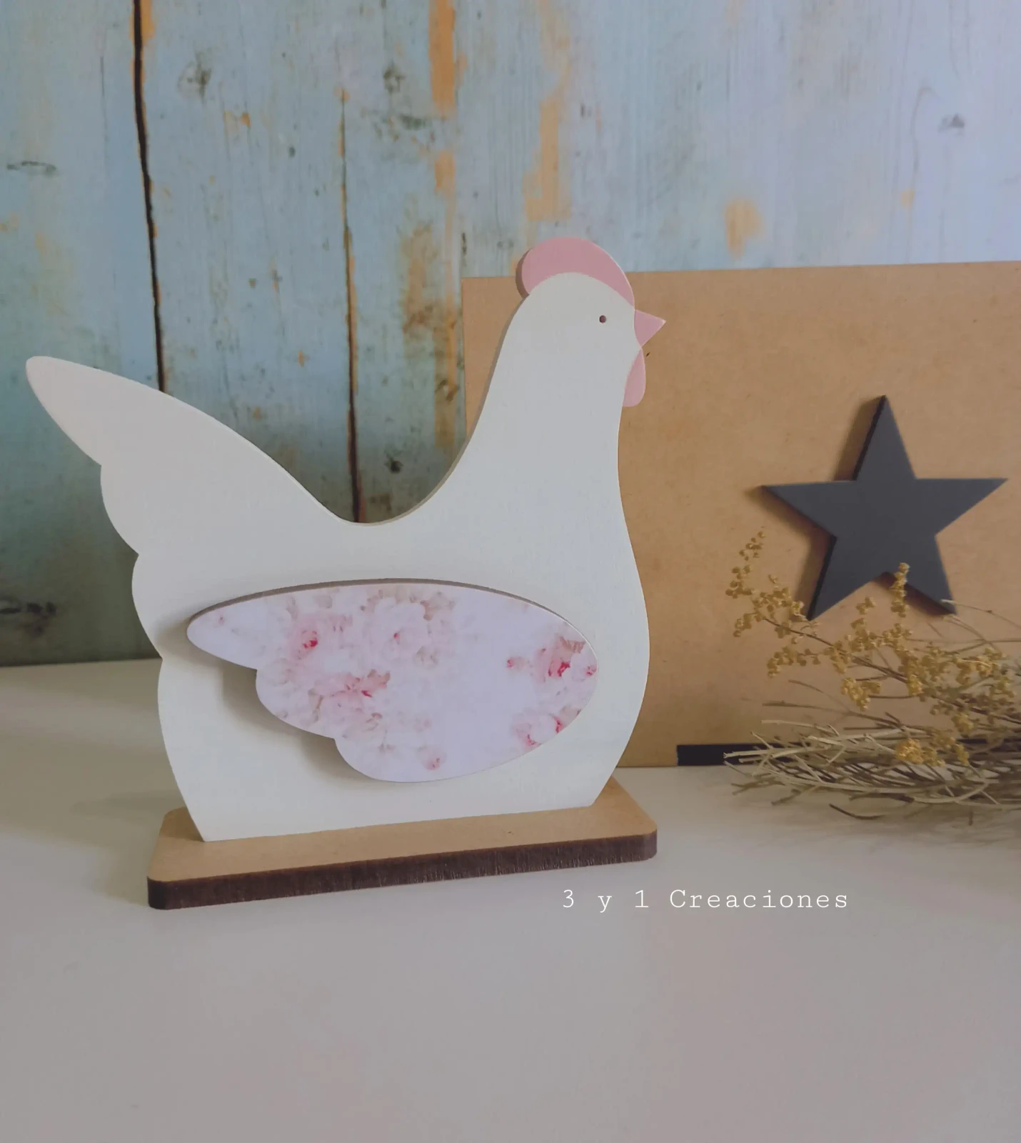 GALLINA 1 CON BASE 2