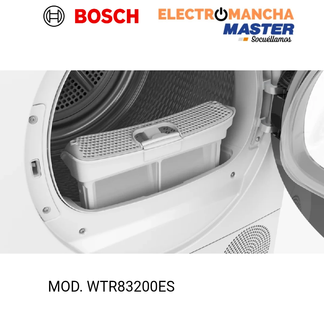 SECADORA BOSCH WTR83200ES 8 KILOS BOMBA DE CALOR E 7