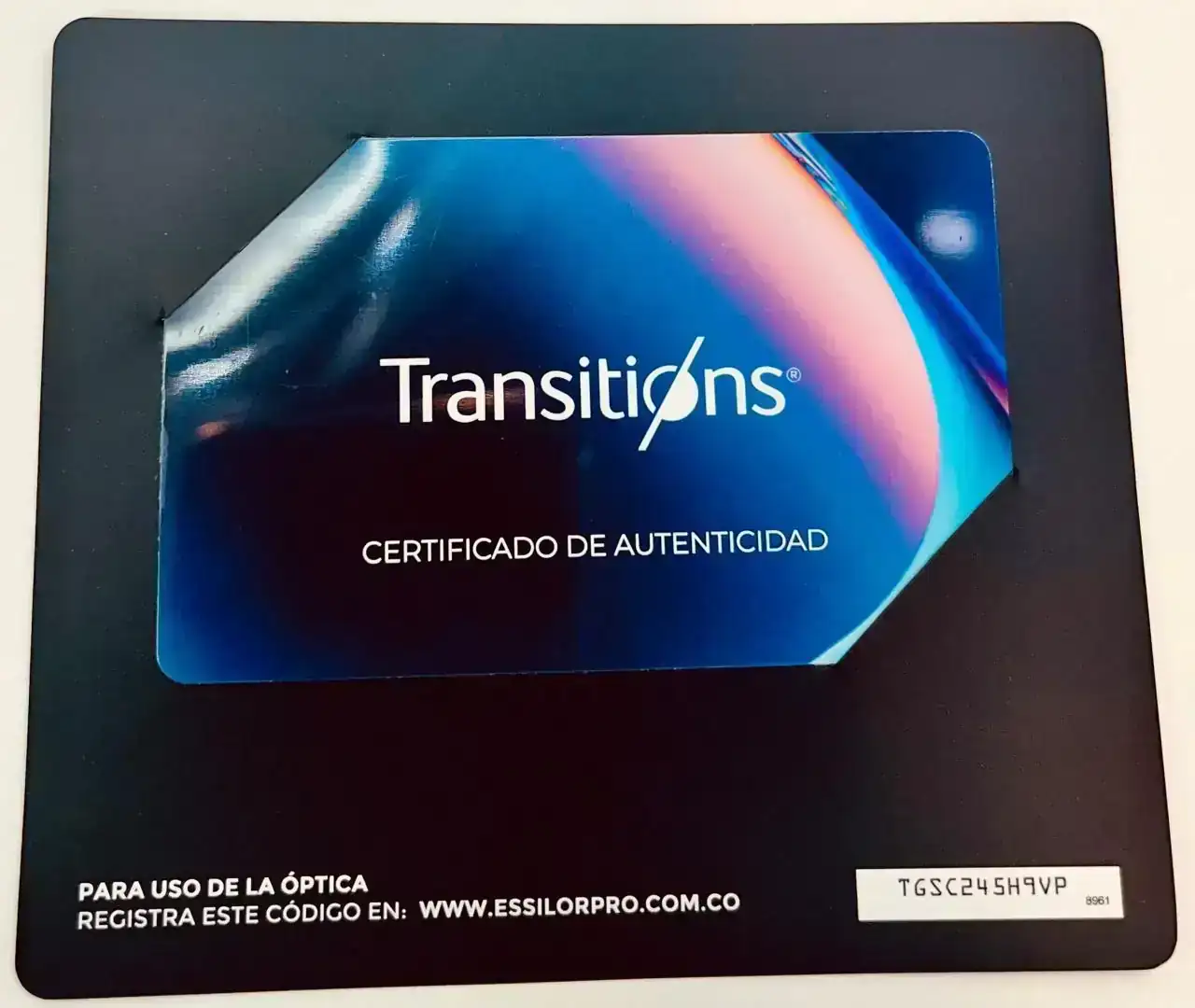 Transitions  monofocal 