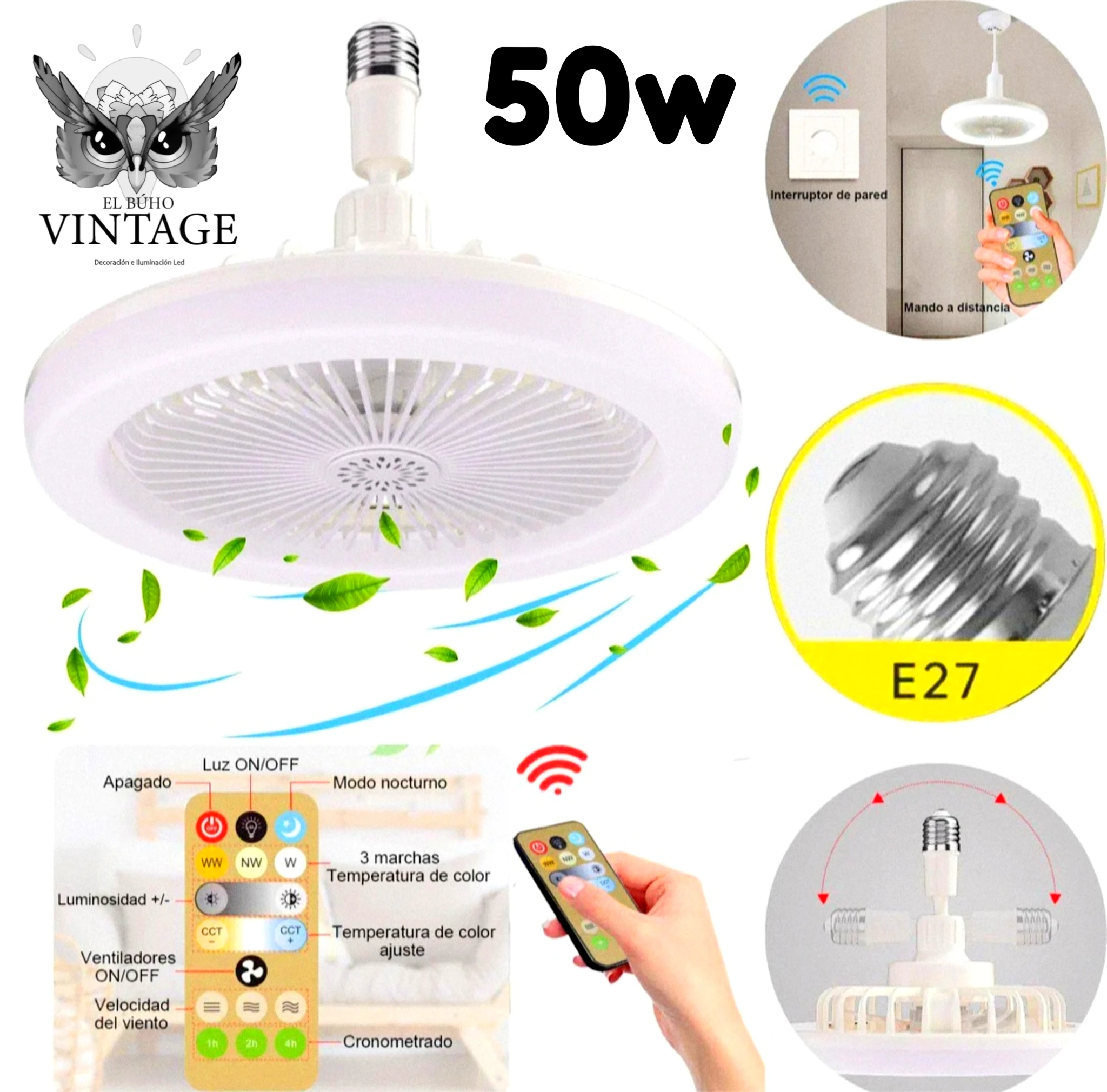 FOCO LED VENTILADOR  6