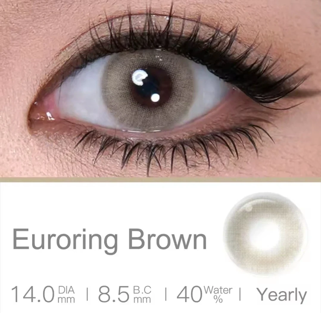 Lentes de contacto - Referencia: Euroring/ Euroring Brown - SIN BORDES