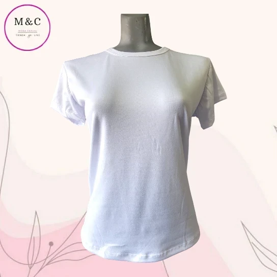 Blusa lisa blanca T-G