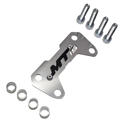 MT 15 / P. Acutrax Manubrio acero cromado logo 3d negro ML