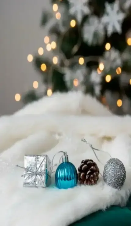 Esfera/adorno navideño 4cm 12 piezas c/caja de acetato 