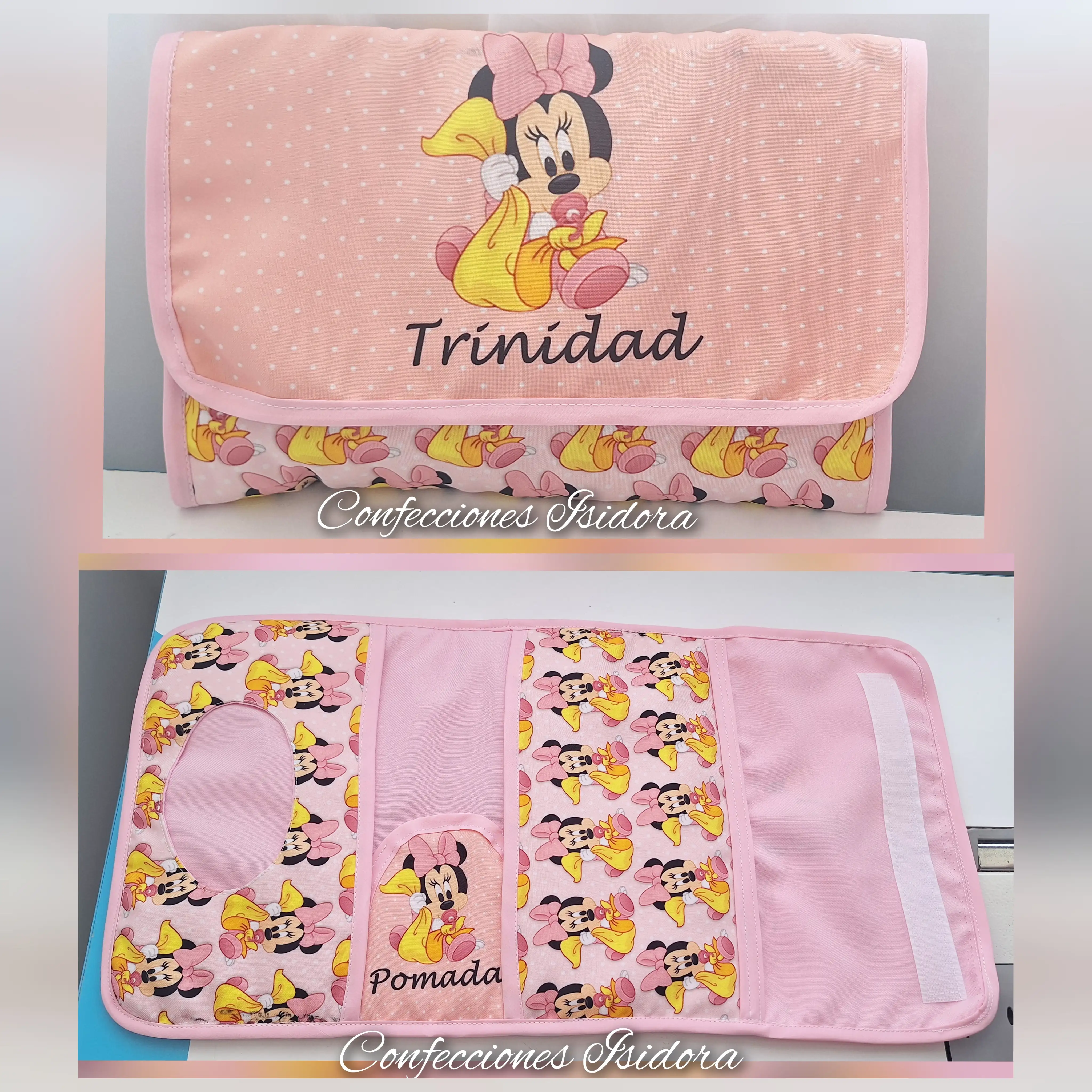Estuche porta toallas de minnie 