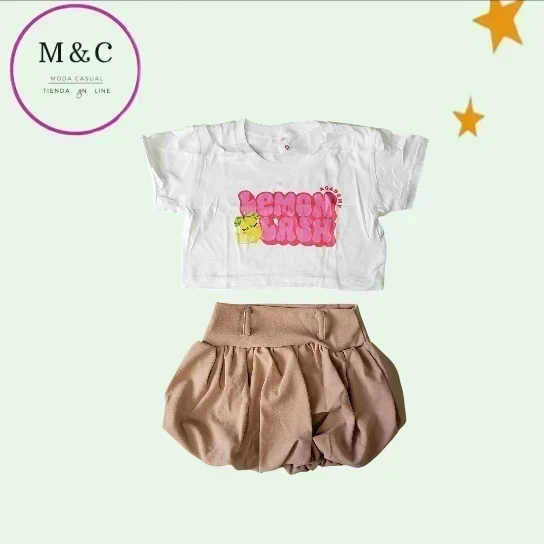 Conjunto T- 6 falda y blusa  2