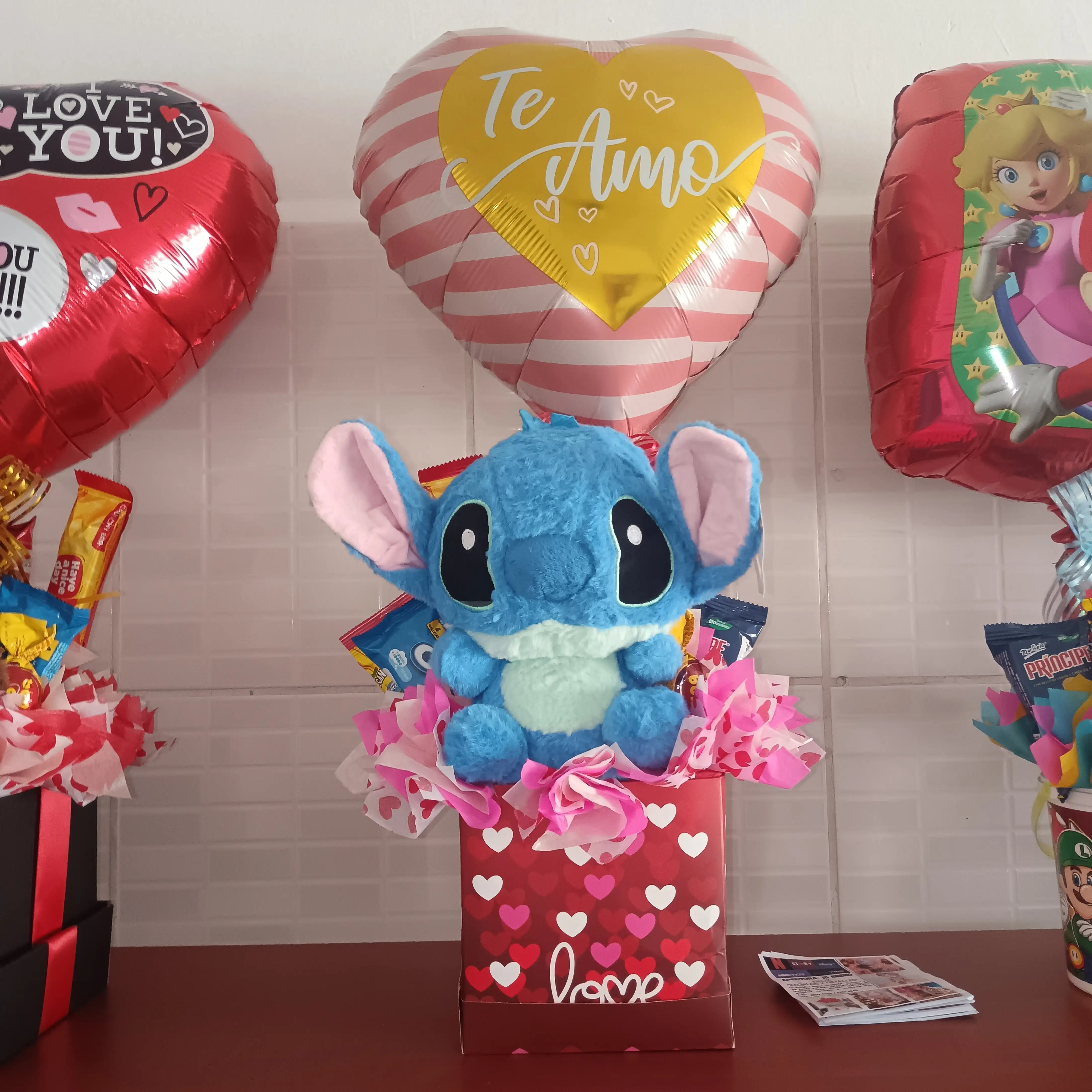 ARREGLOS PELUCHE STITCH 