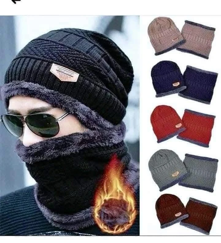 Gorro con bufanda