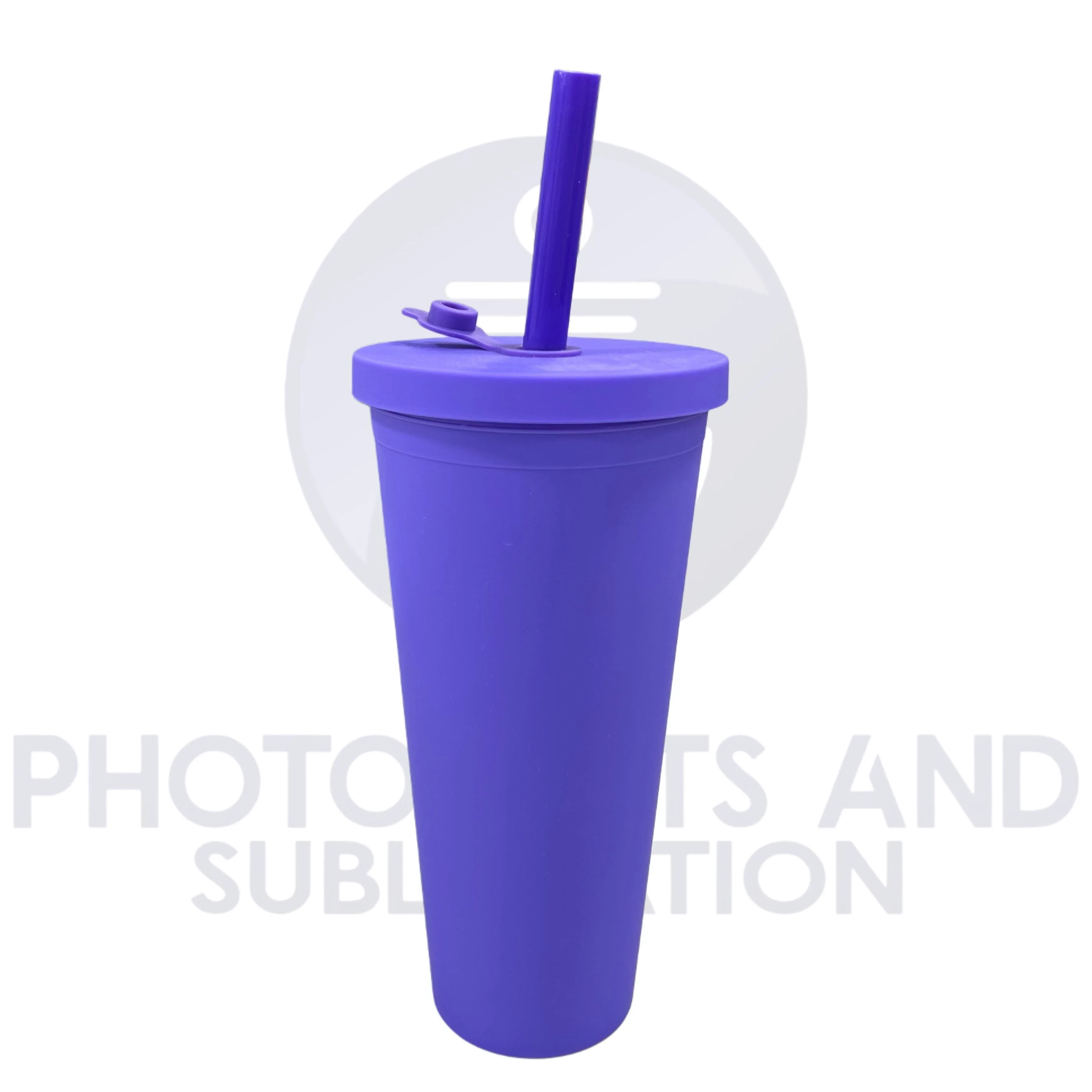 VASO MALTEADA PLASTICO PITILLO