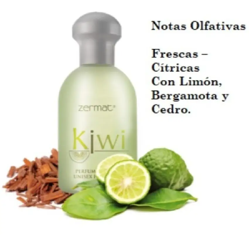 Paquete Kiwi, incluye fragancia, Refrescante y crema de manos  3