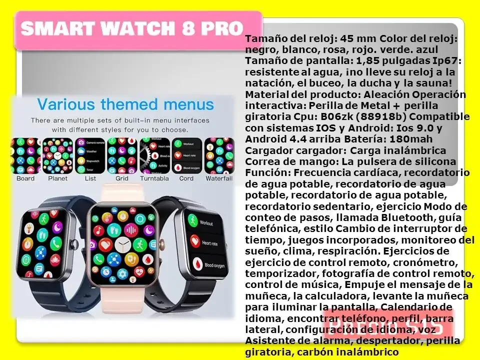 Smartwatch pro8 2