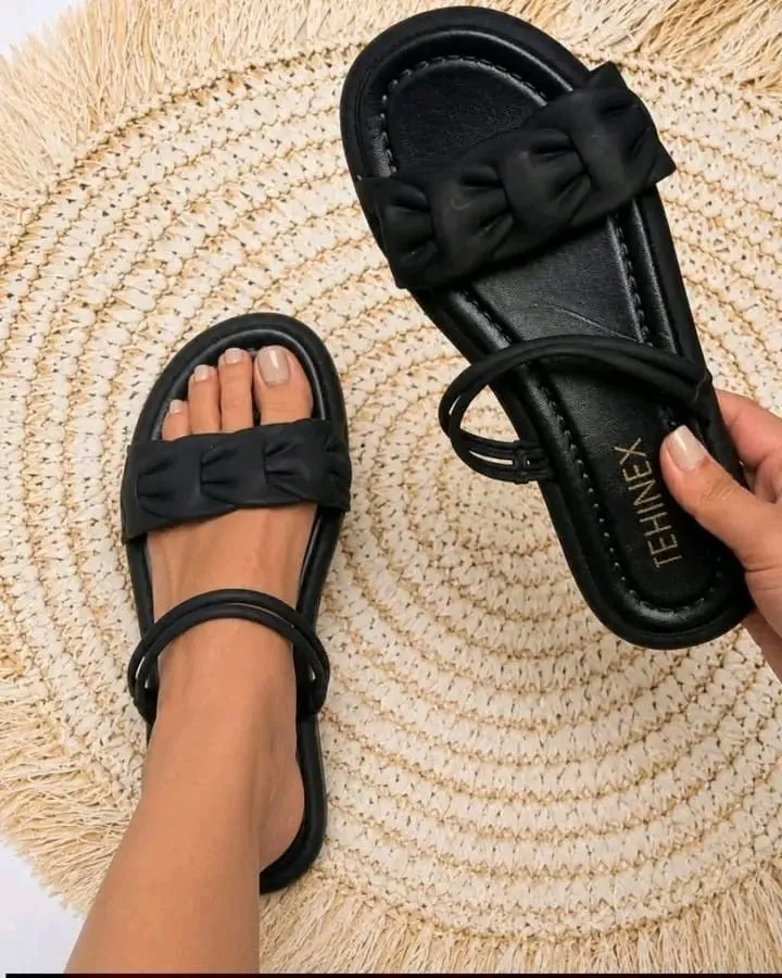 SANDALIAS SINTÉTICA ESTILO TRENZADO  2