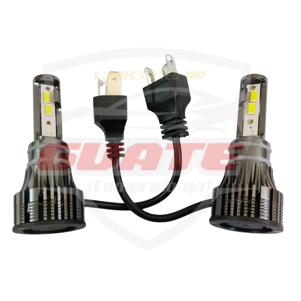 LUCES LED H4 VERDE LIMON  2