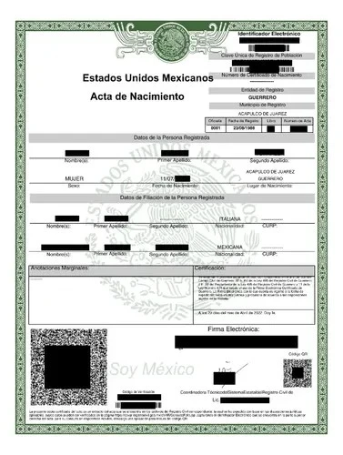 consulta acta de nacimiento 