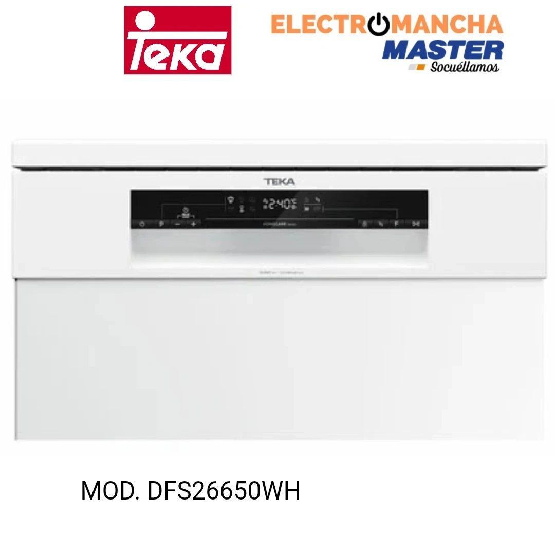 LAVAVAJILLAS TEKA DFS26650WH 13 CUB. CLASE E 3