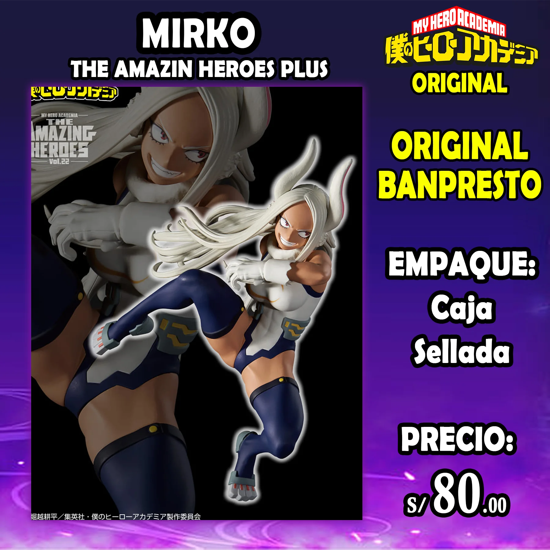 Mirko The Amazing Heroes plus