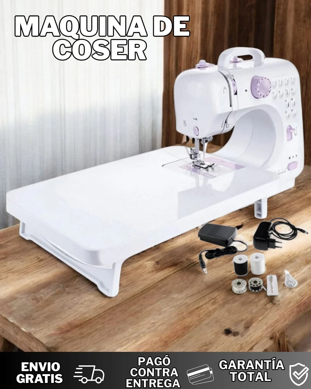 MANI MÁQUINA DE COSER 12 PUNTADAS 