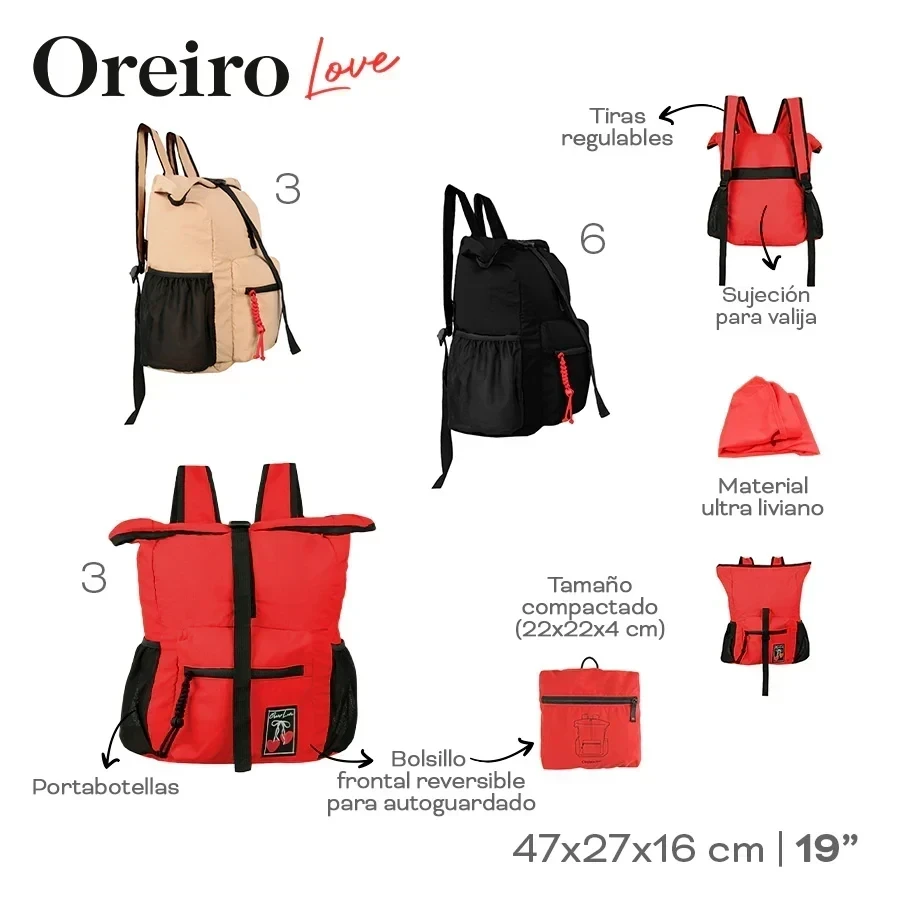 MOCHILA PEGABLE OREIRO 29136