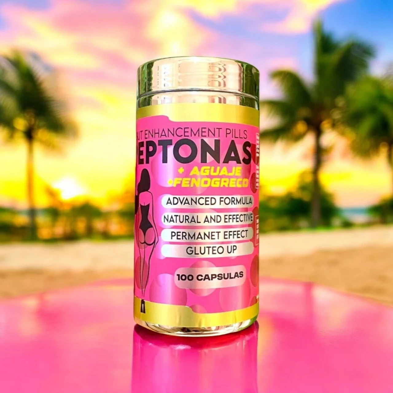 COMBO AUMENTA GLUTEOS, PIERNAS, CADERAS Y BUSTO: Peptonas Gluteos + Creatine monohydrato 3