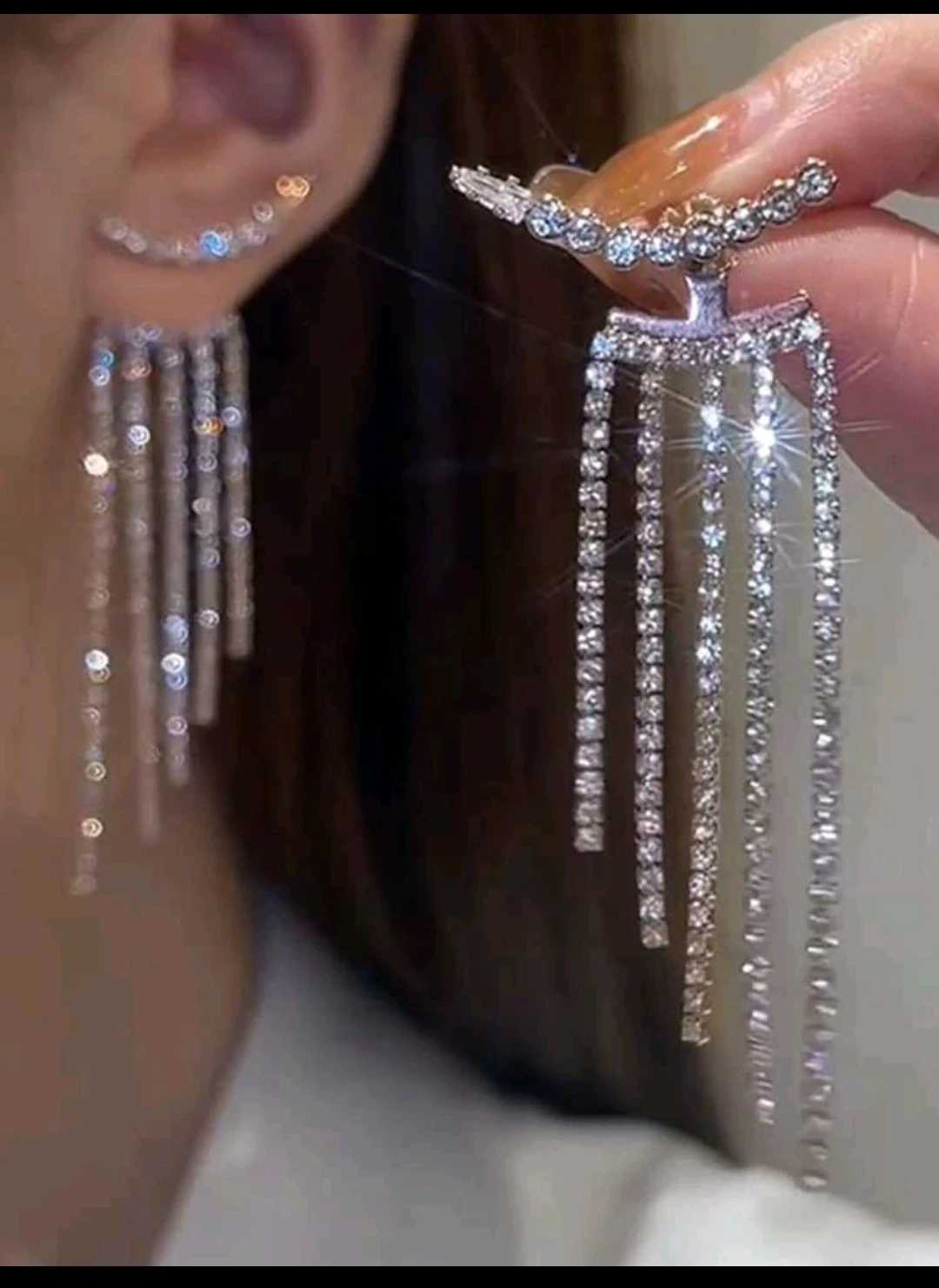 Aretes largos