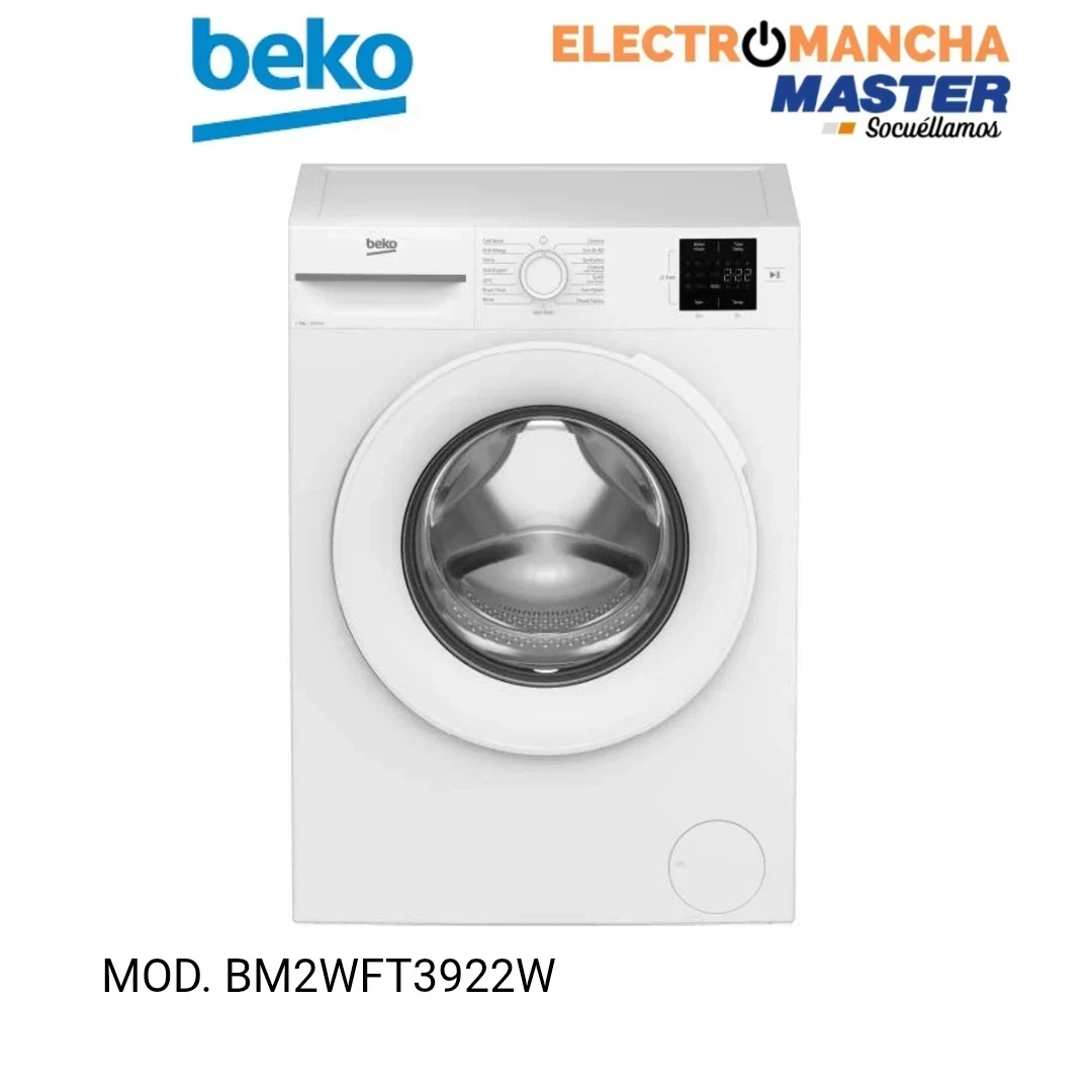 LAVADORA BEKO BM1WFT3922W 9 KILOS 1200 RPM B