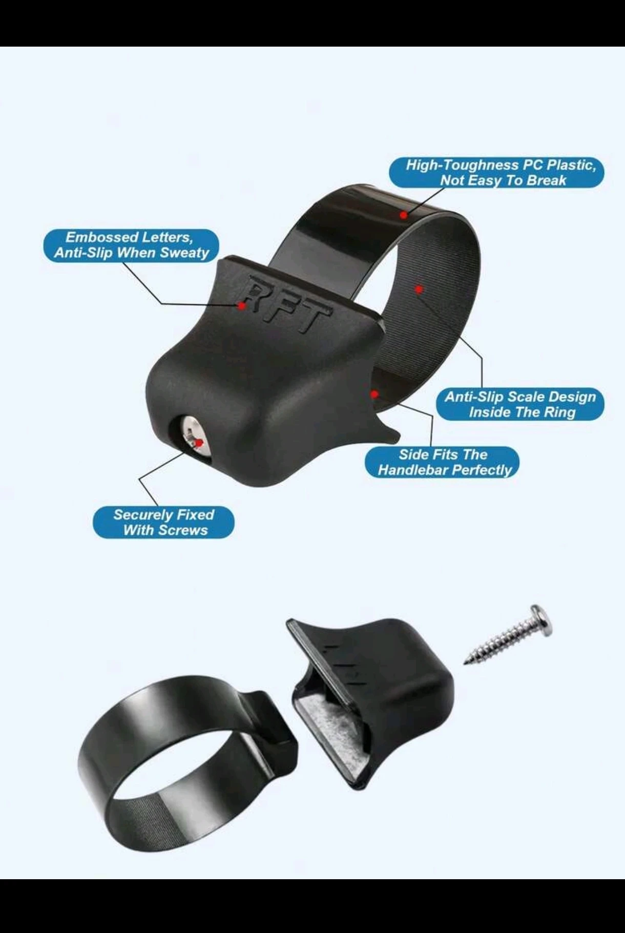 Asistente de Acelerador Ergonómico RFT con Fijación de Tornillo 4