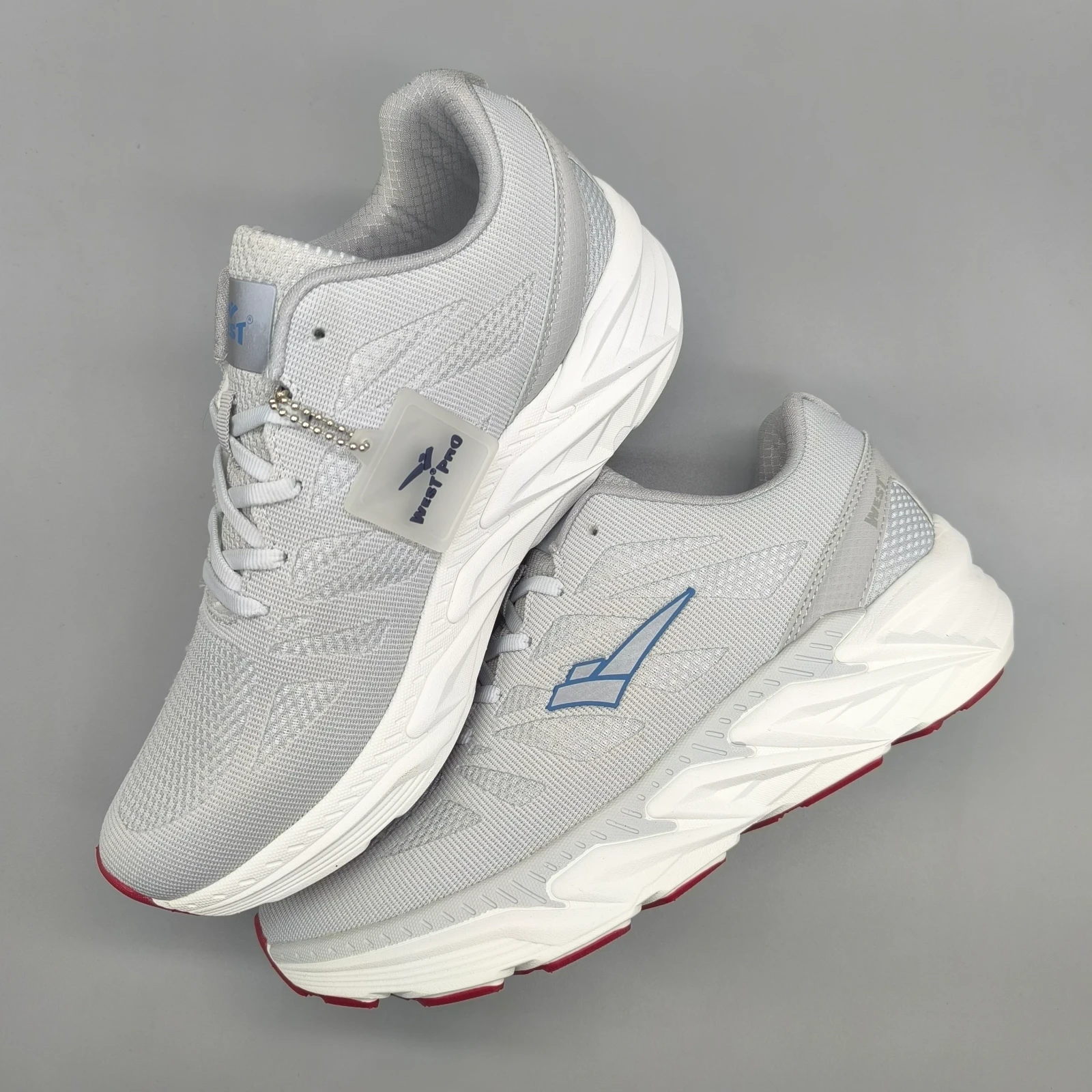 WEST DE HOMBRE LT GREY/WHITE/RED 9