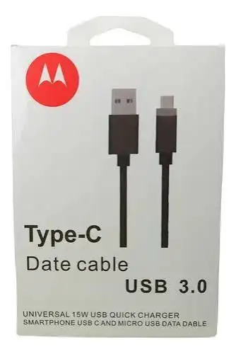 Cable tipo c moto usb 3.0