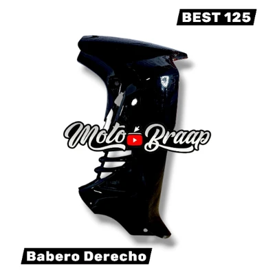 Best 125 Babero derecho negro