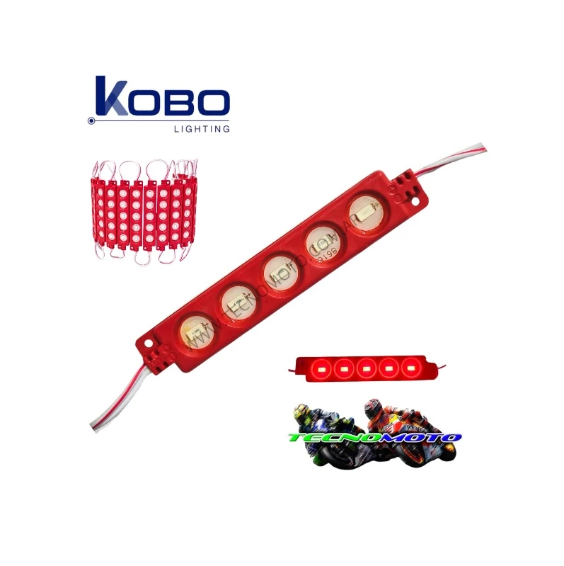 MODULO LED COB ROJO 5LED KD13902-12RED   -50196