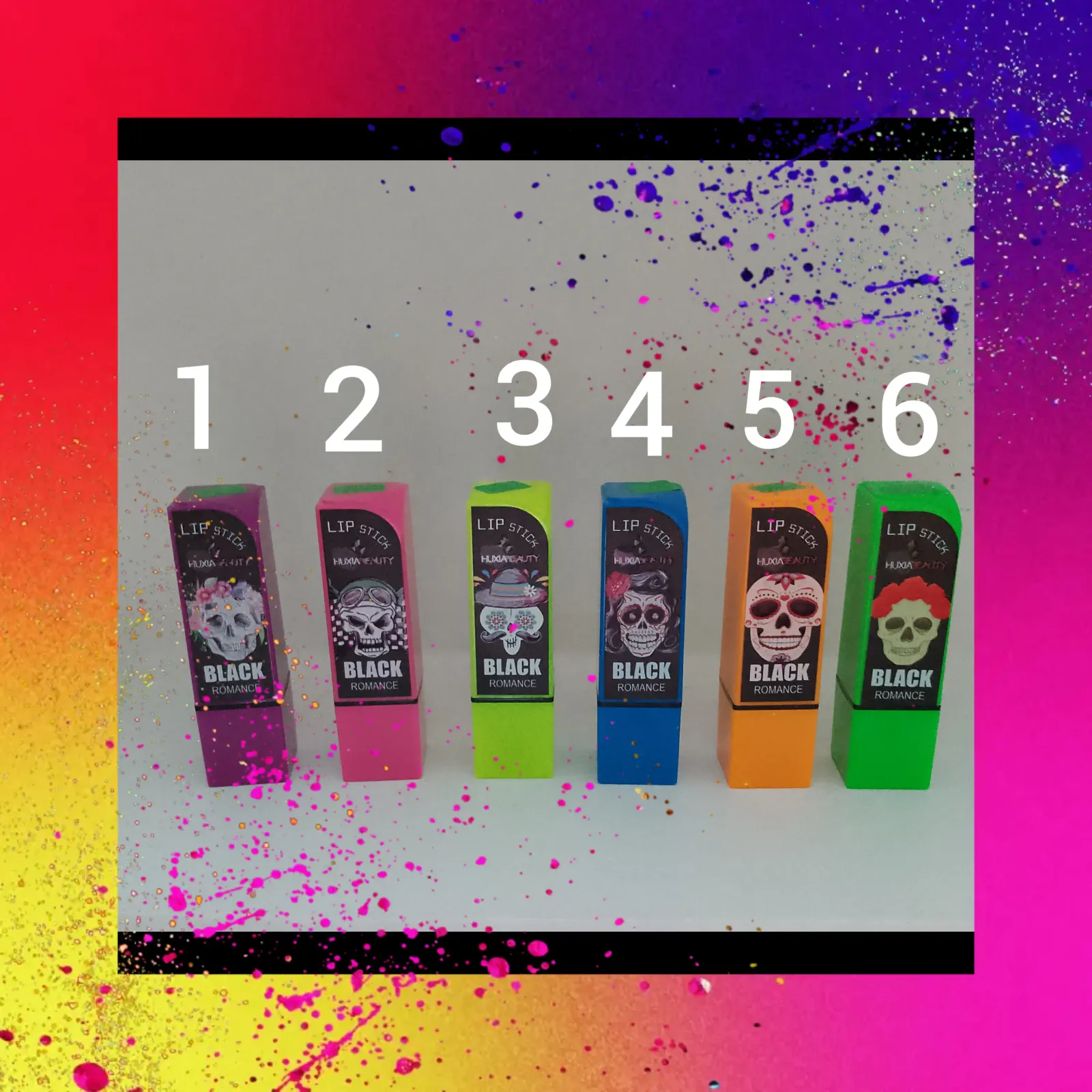 Labiales color neón 