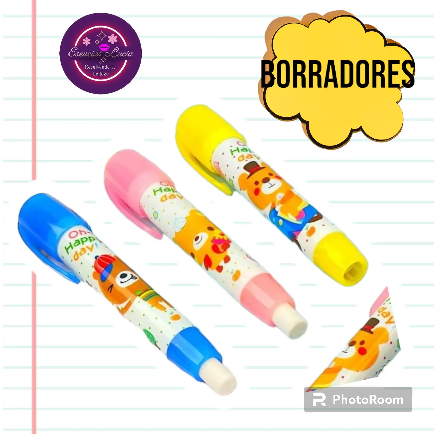 Borradores tipo lápiz 