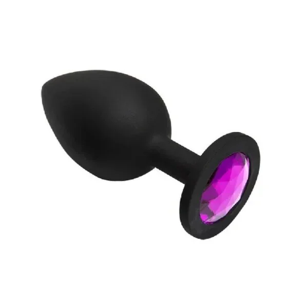 Plug Anal Pequeño de Silicona perla rosa