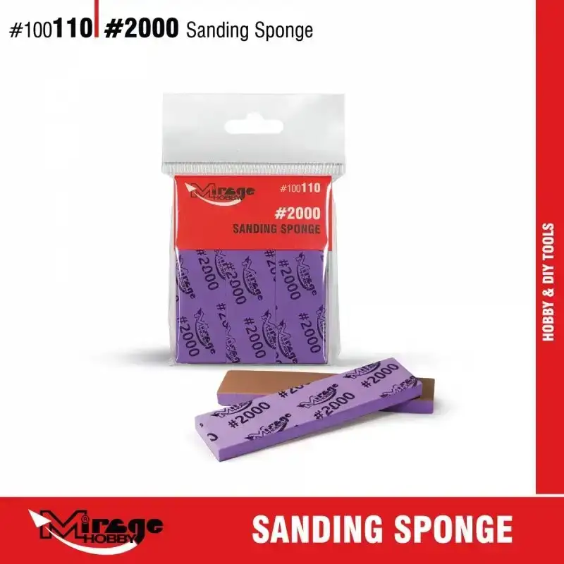 ESPONJA DE LIJADO #2000 MIRAGE [6 unidades] (esponjas de lijado)