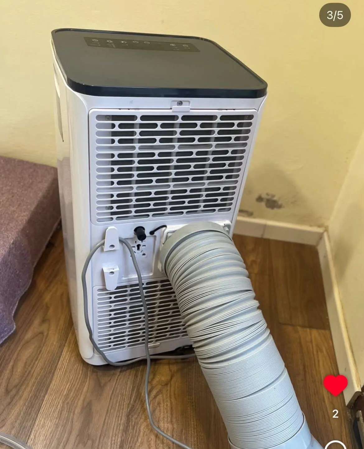 Aire acondicionado Kanji 2650 watt, frio calor, excelente estado. 2 meses de uso, aun esta en garantía.  4