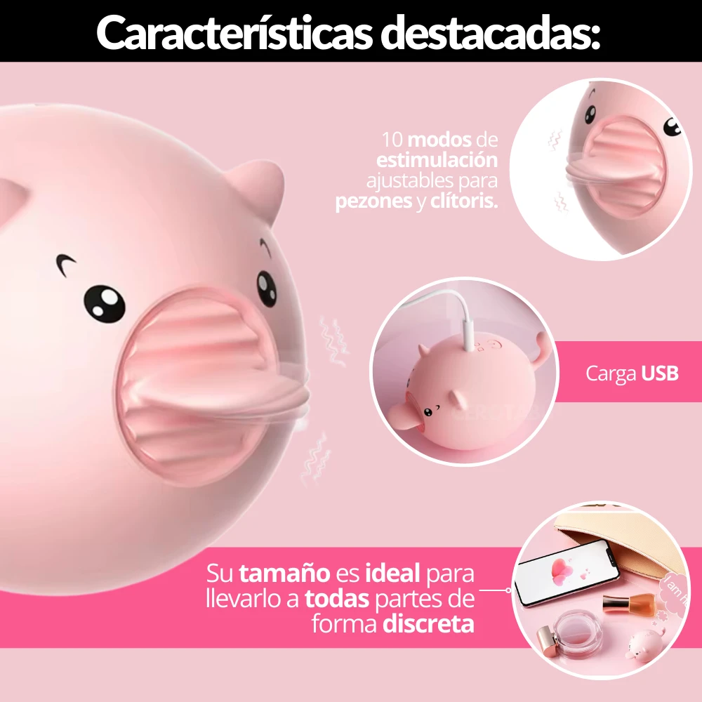 Vibrador masajeador clítoris  2