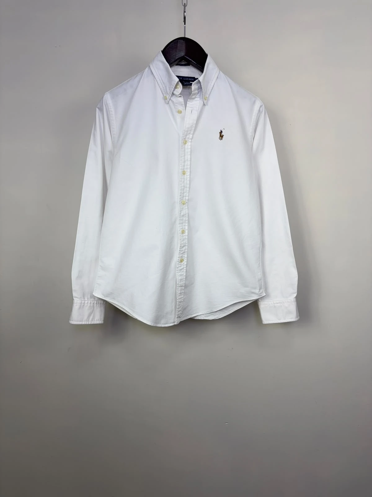 RALPH LAUREN WHITE CLASSIC FIT SHIRT 4