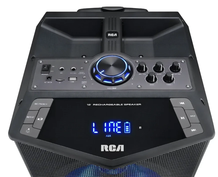 PARLANTE PORTATIL RCA SUPERJOY C/BLUETOOTH Y MICROFONO 3