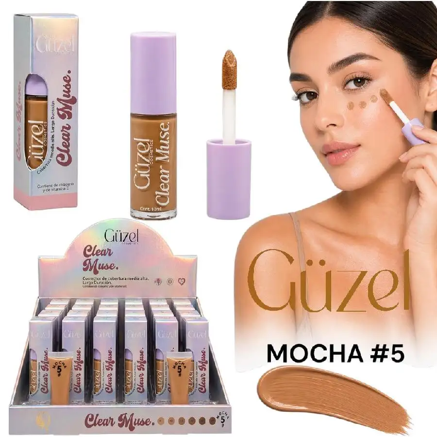 Corrector líquido clear muse tono #5 mocha guzel