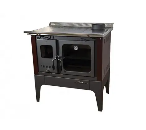 COCINA A LEÑA COMBUSTIÓN LENTA S-800+KIT BURDEO ALCAZAR 3