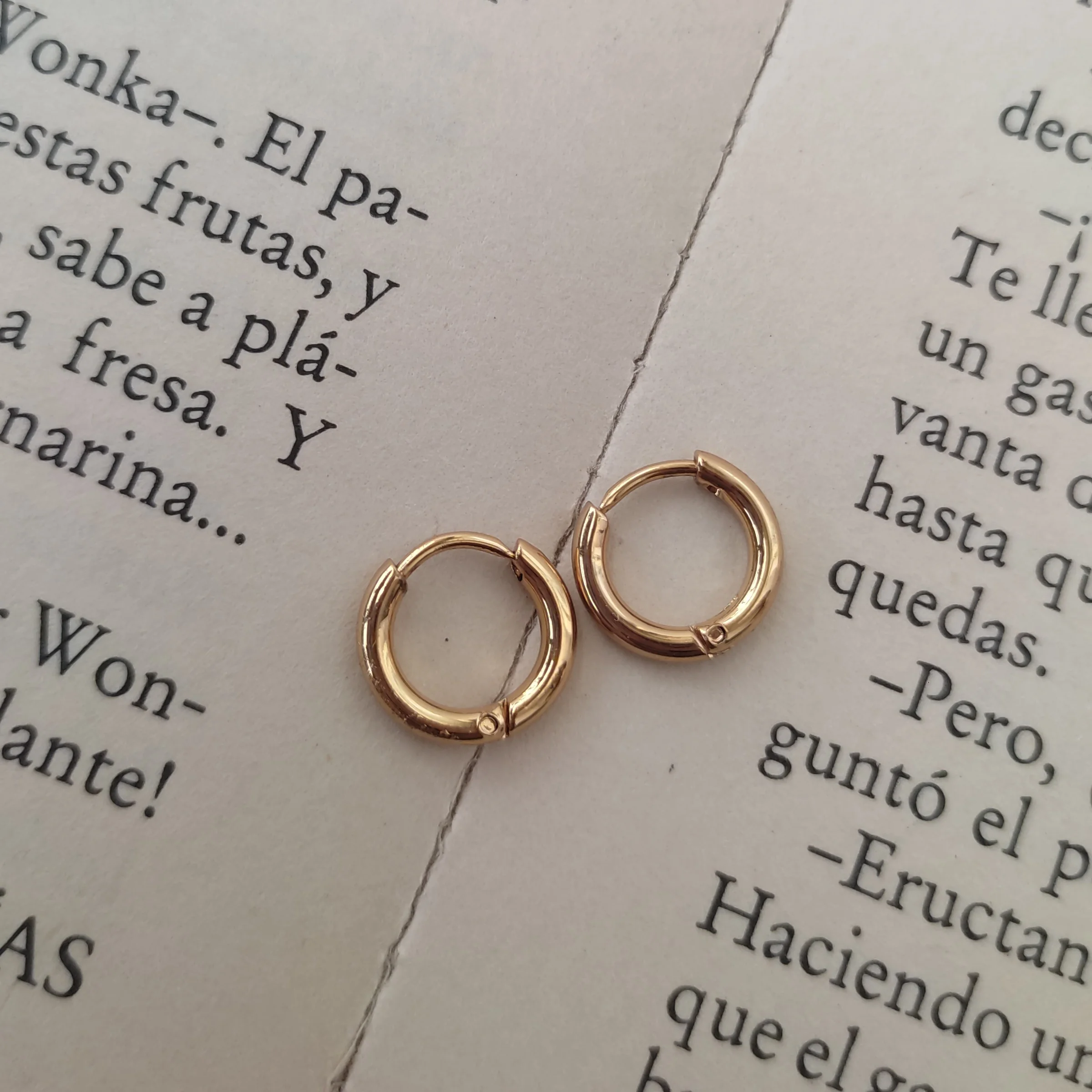 Mini hoops clip lisos