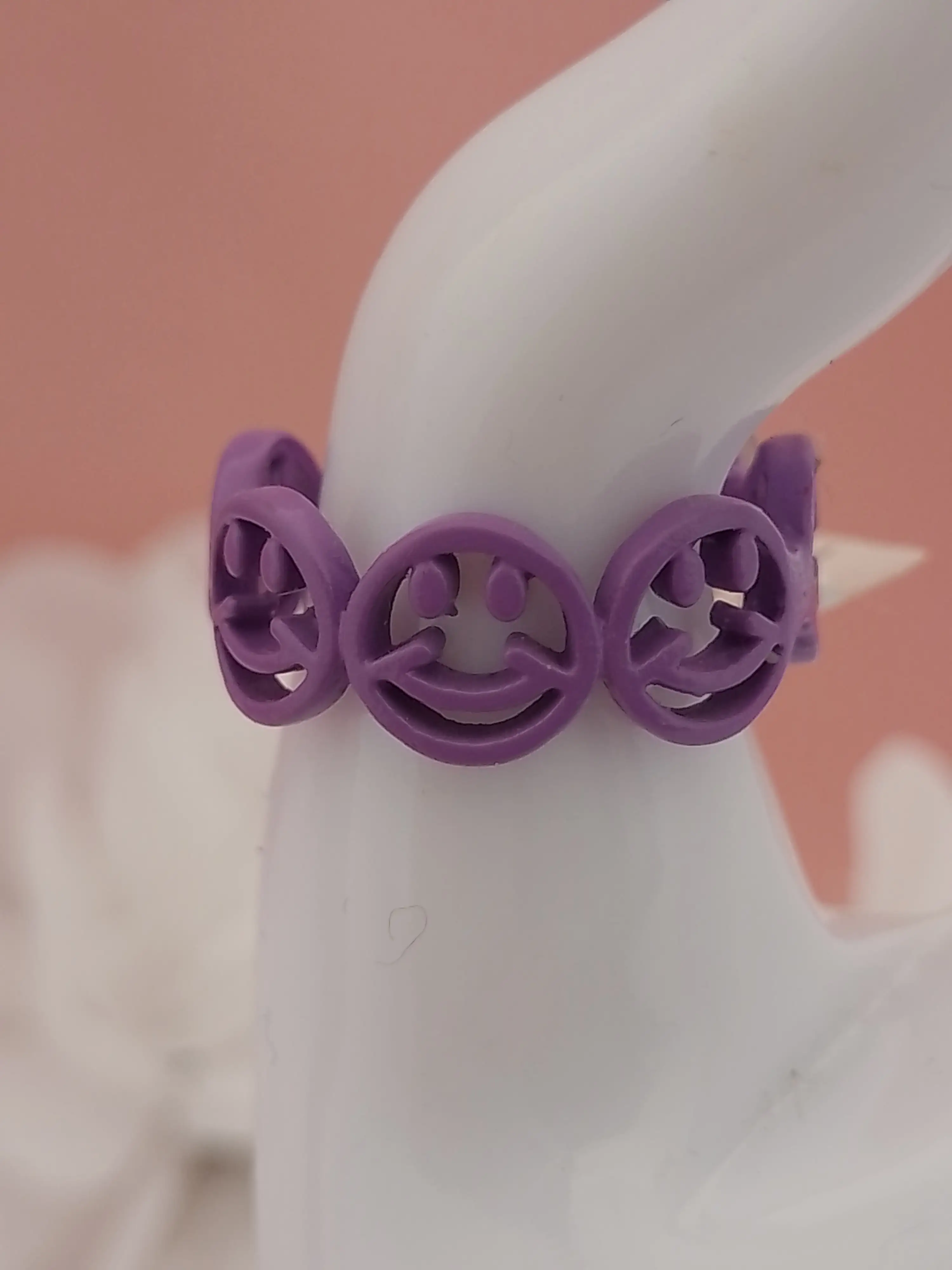 Anillo happy morado 