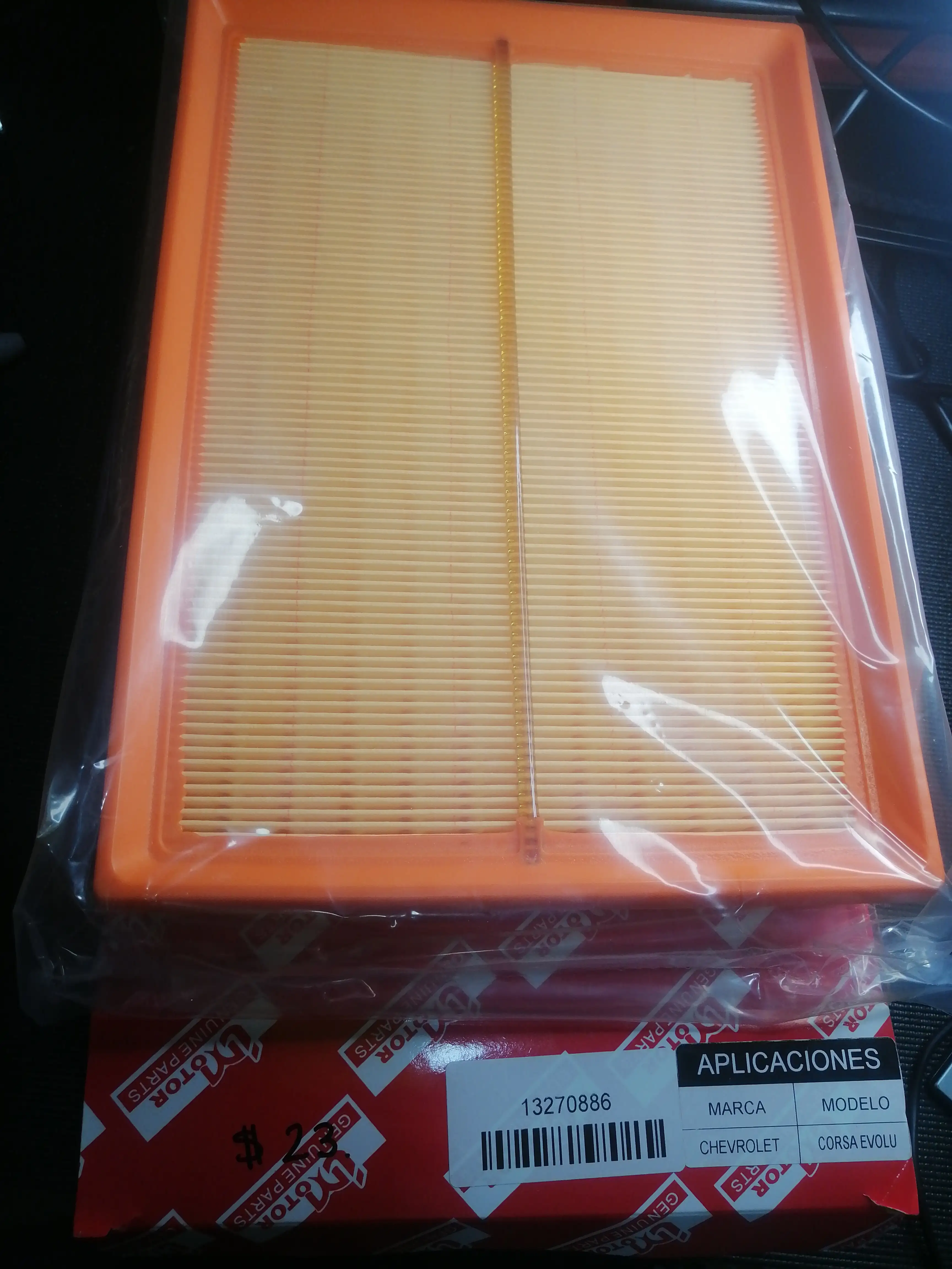 Filtro de Aire Chevrolet